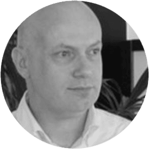 Alistair Stevenson (Black and white circle)
